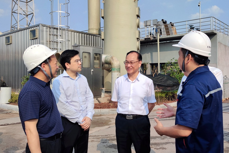 国家、市、区三级生态环境部门深入重庆水务集团检查指导工作