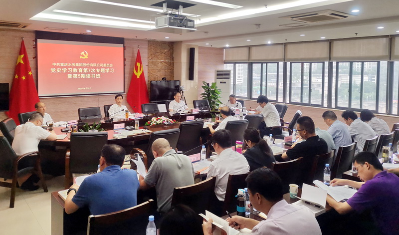 党史学习教育&middot;学党史｜重庆水务集团党委召开党史学习教育专题学习会暨第5期读书班