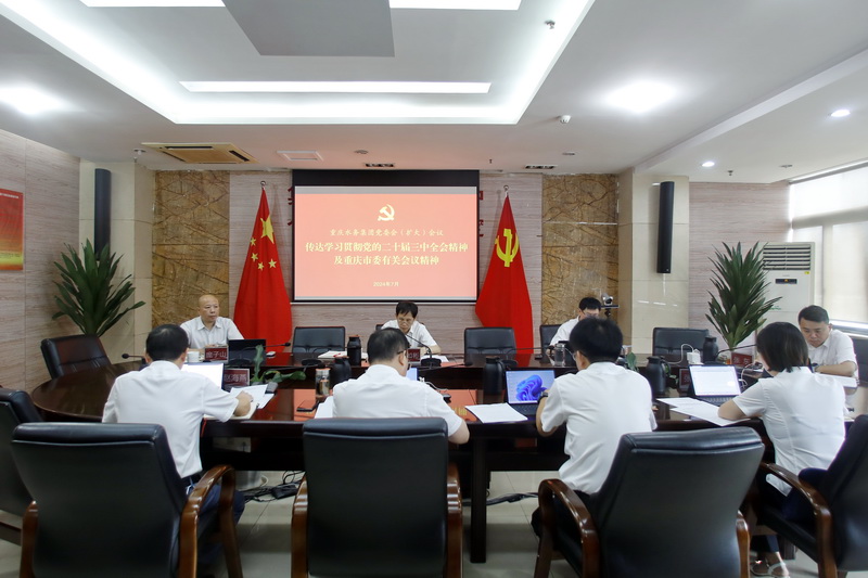 重庆水务集团积极传达学习贯彻党的二十届三中全会精神