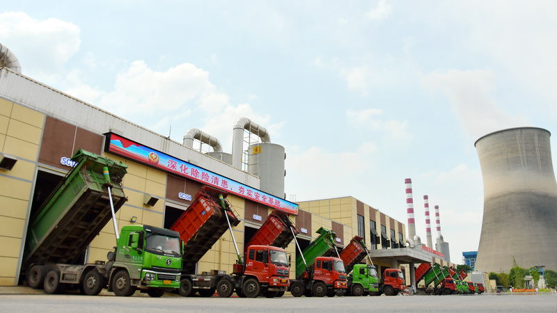 共青团江津区委调研重庆珞璜污泥处置中心